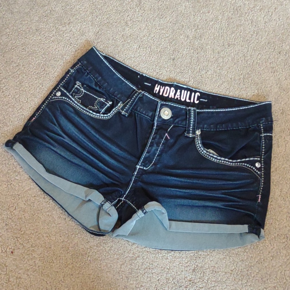 Hydraulic Jean Shorts 11